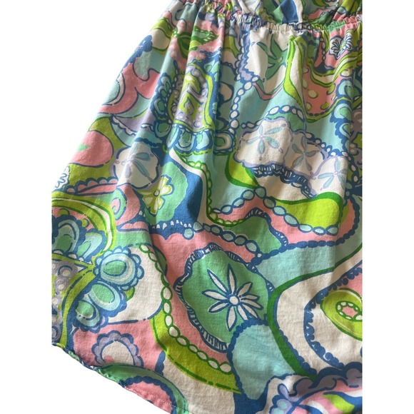 Lilly‎ Pulitzer Windsor Multi Conch Republic Strapless Dress Small GUC - Picture 2 of 7